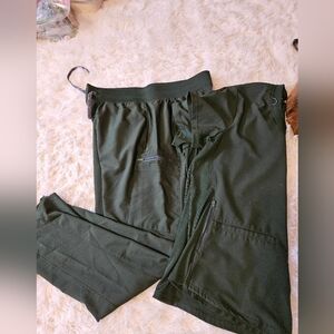 Landau Dark Green Scrub Set